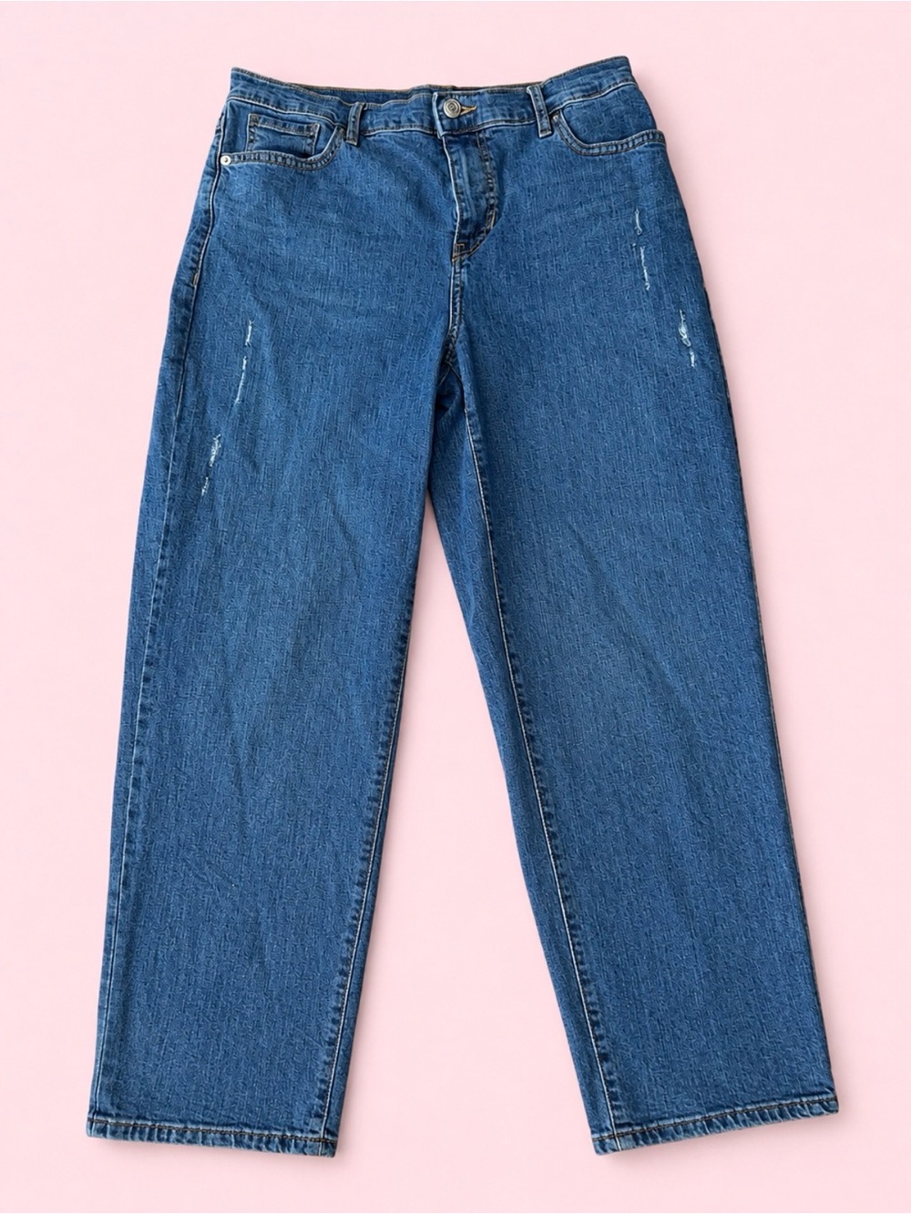 Banana Republic High-Rise Straight Leg Jeans - Blue